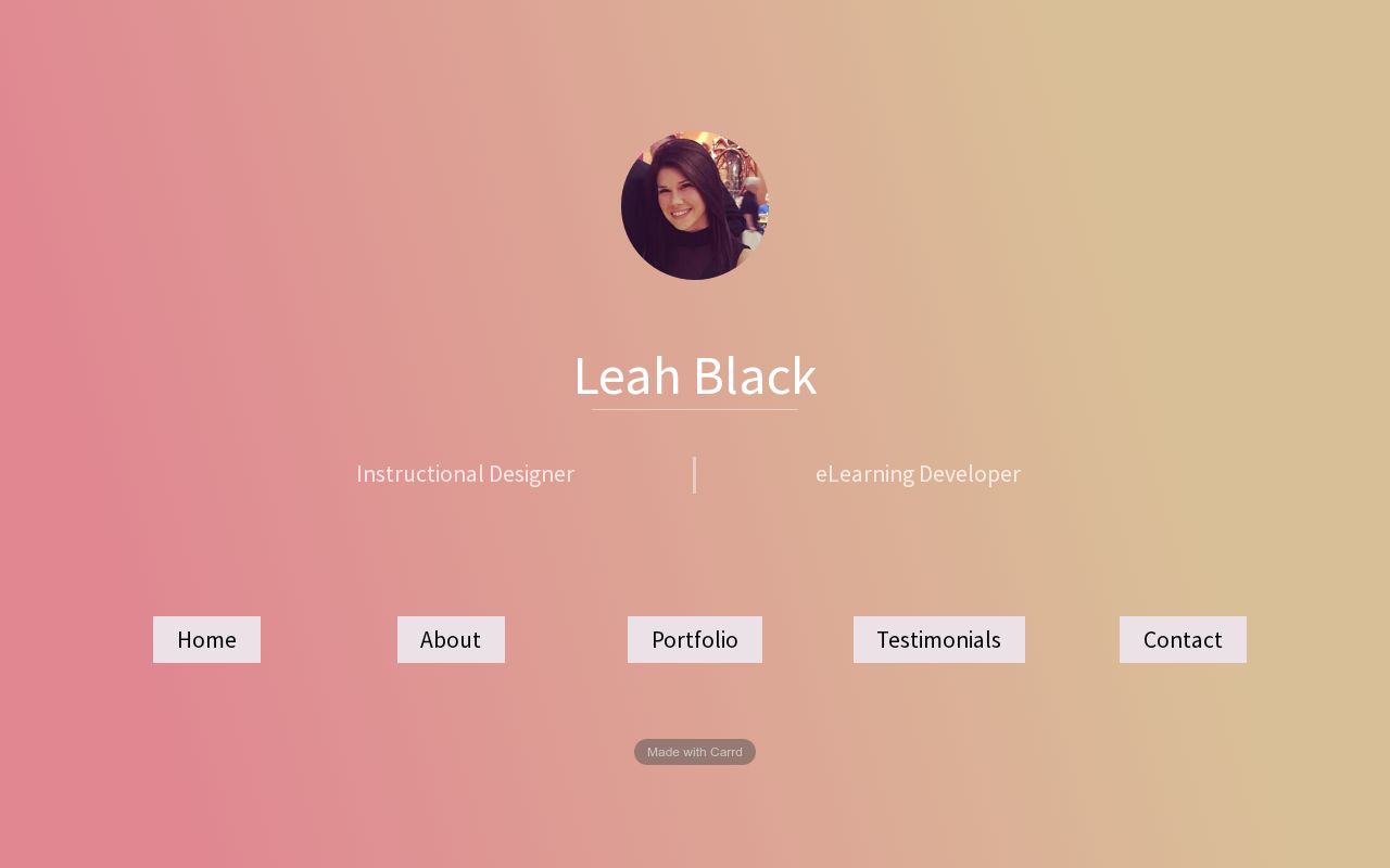 Leah Black Portfolio